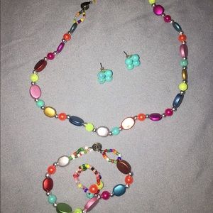 Colorful jewelry set